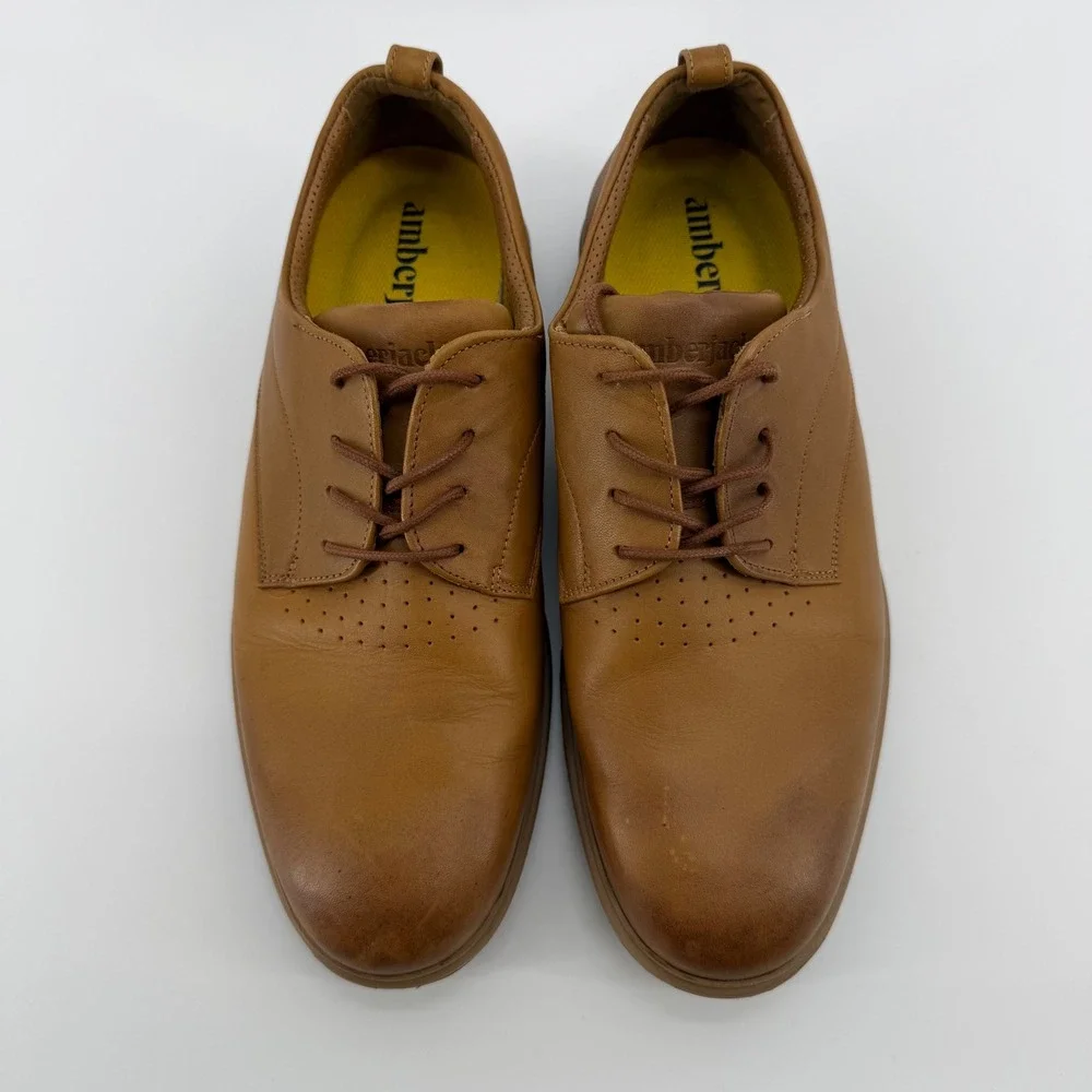 Amberjack The Original Honey Leather Hybrid Dress Shoes Mens 10.5 Portugal